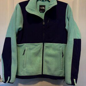 North Face Women’s Polartec Fleece Green Jacket Sz Small